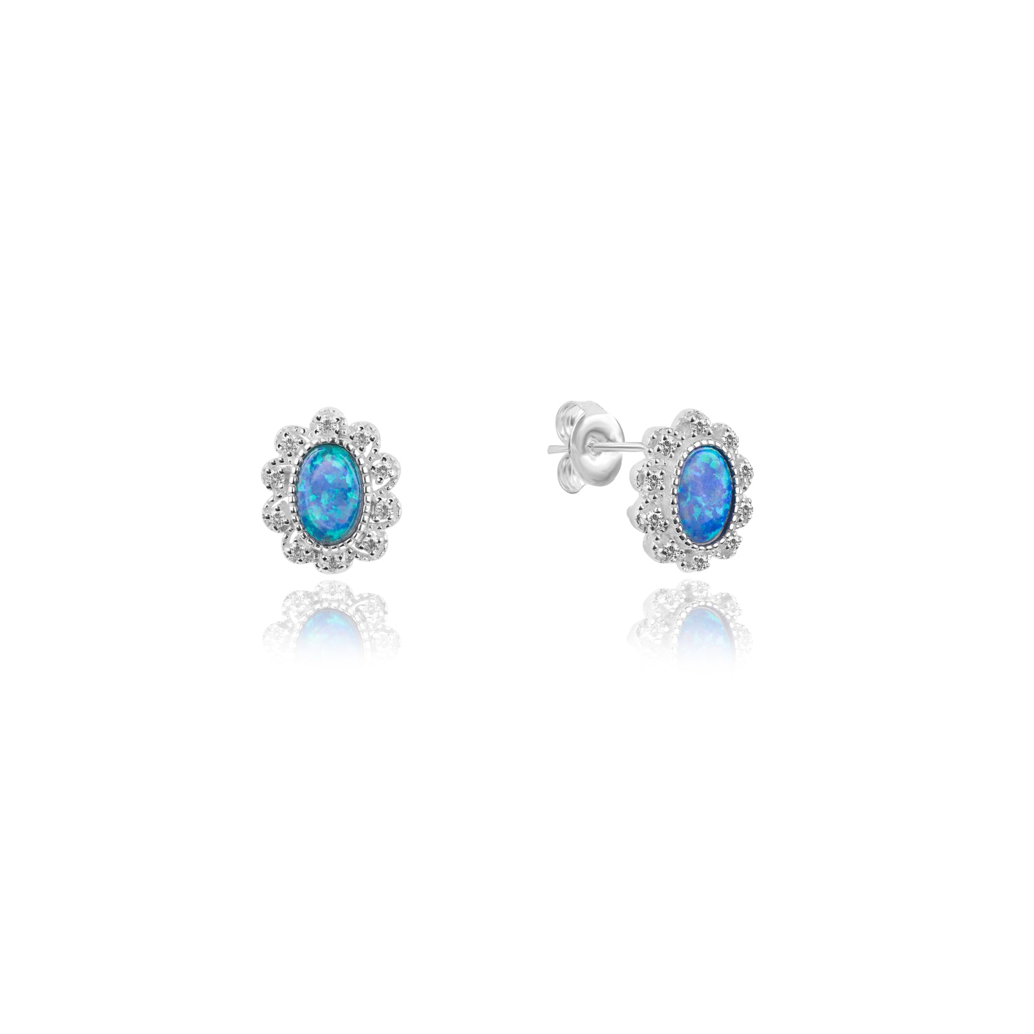 The Evening Blue Studs