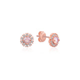 Tiny Sunburst Glow Studs