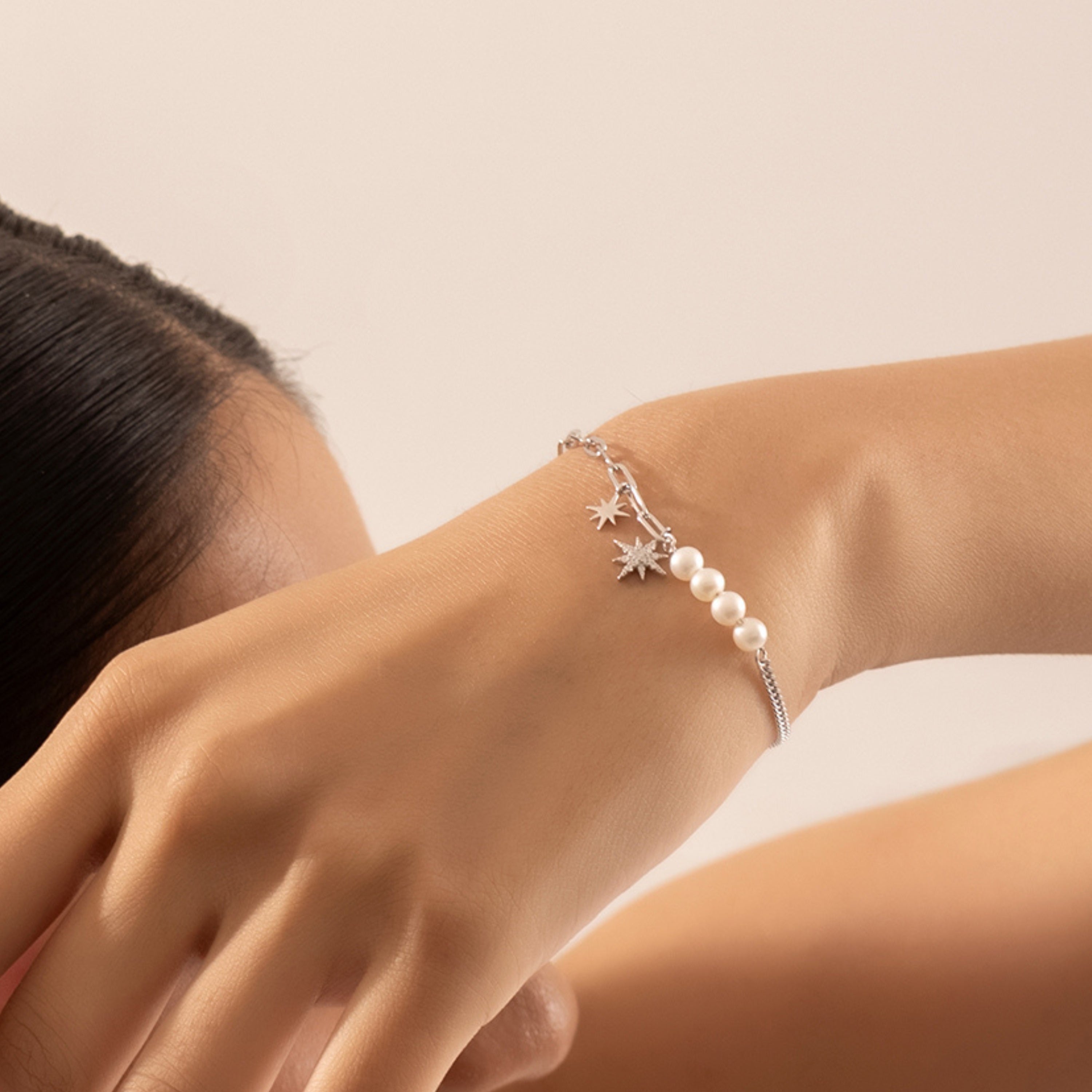Autumn Vibes Pearl Bracelet