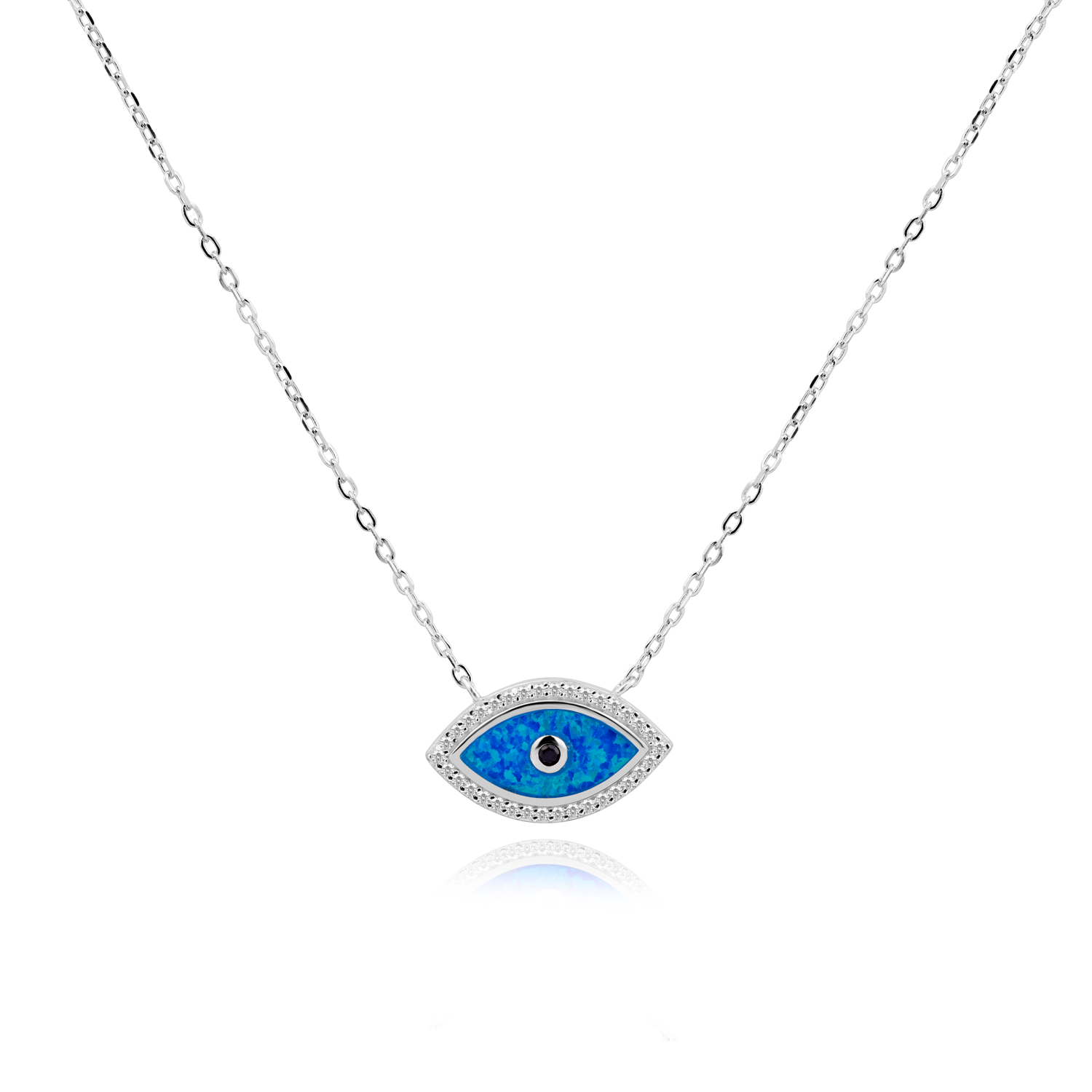 Elegant Blue Guardian Necklace