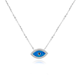 Elegant Blue Guardian Necklace