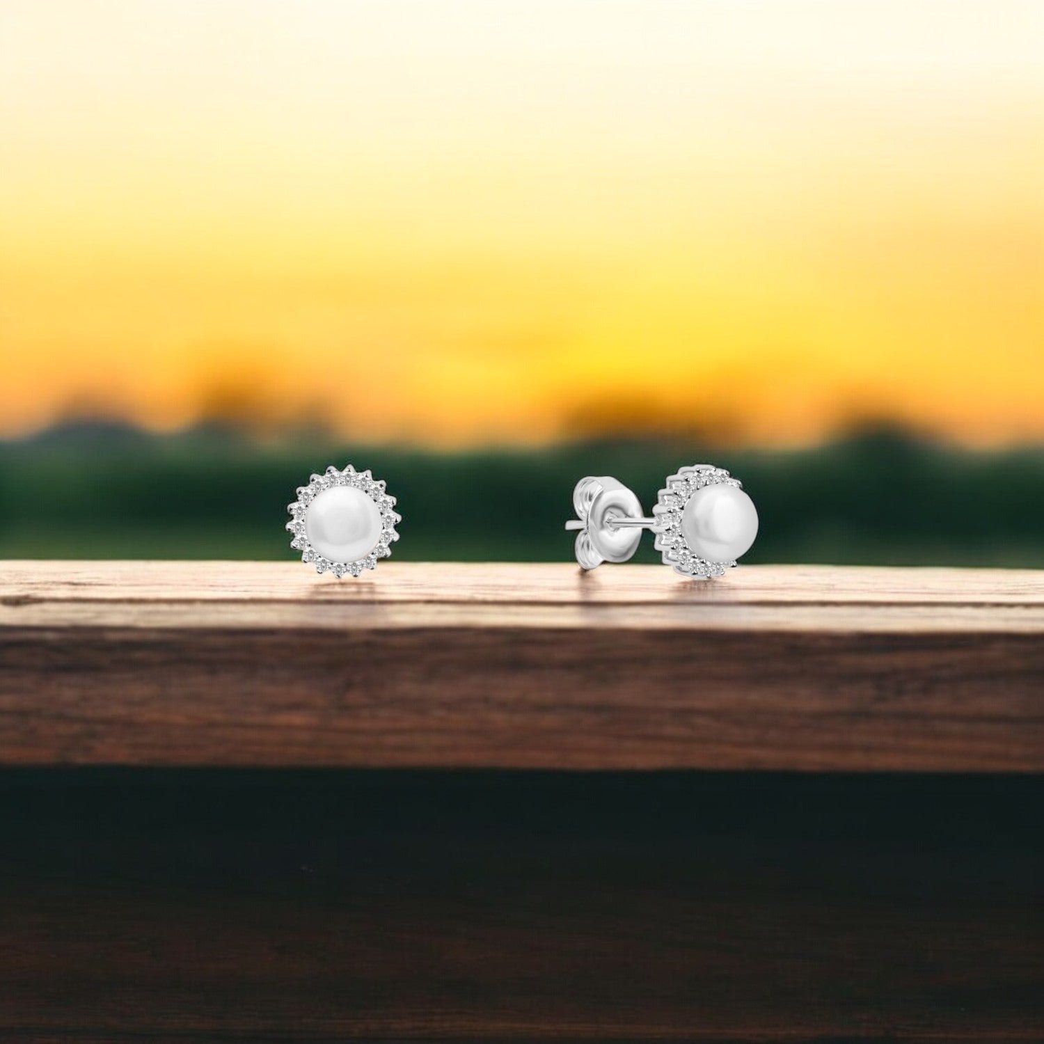 Moonlit Luster Earrings