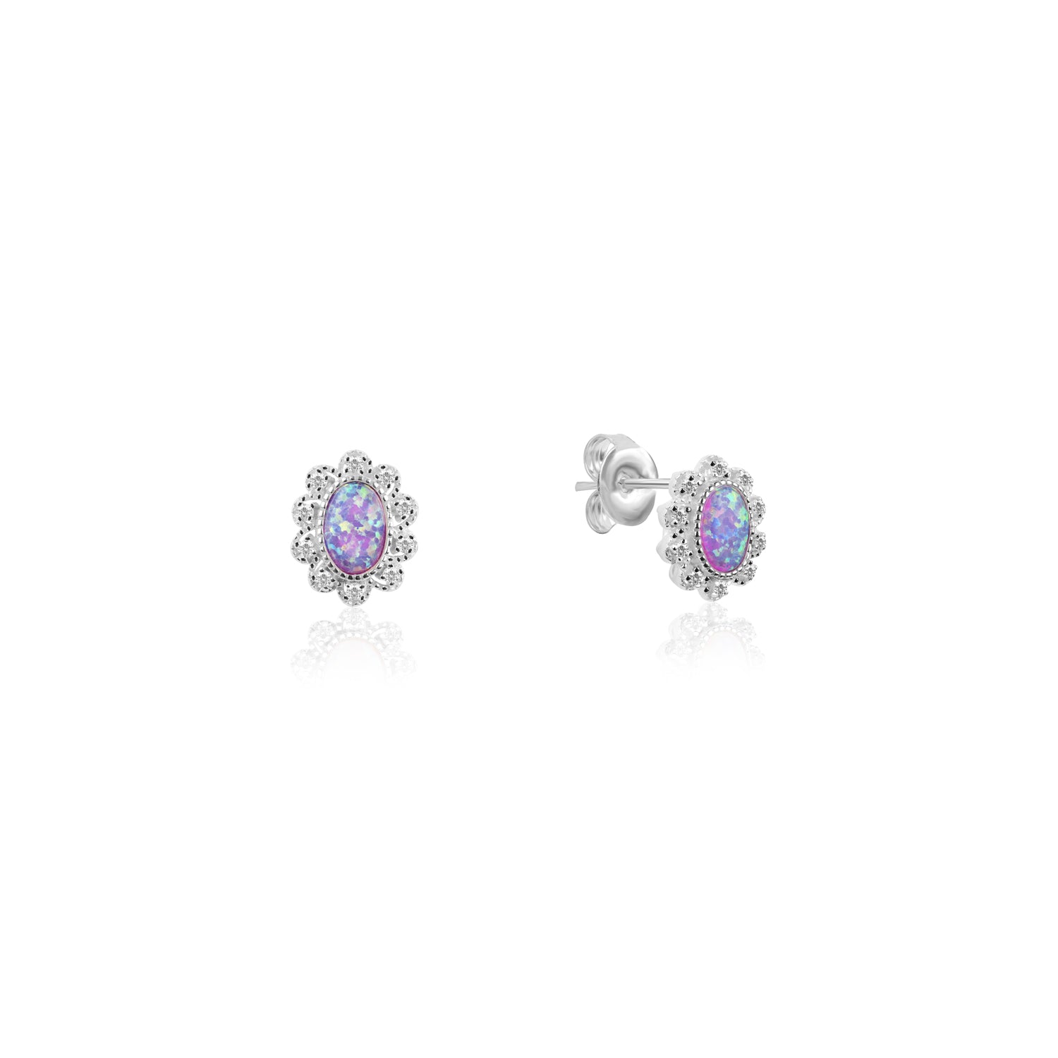 The Royal Lavender Studs
