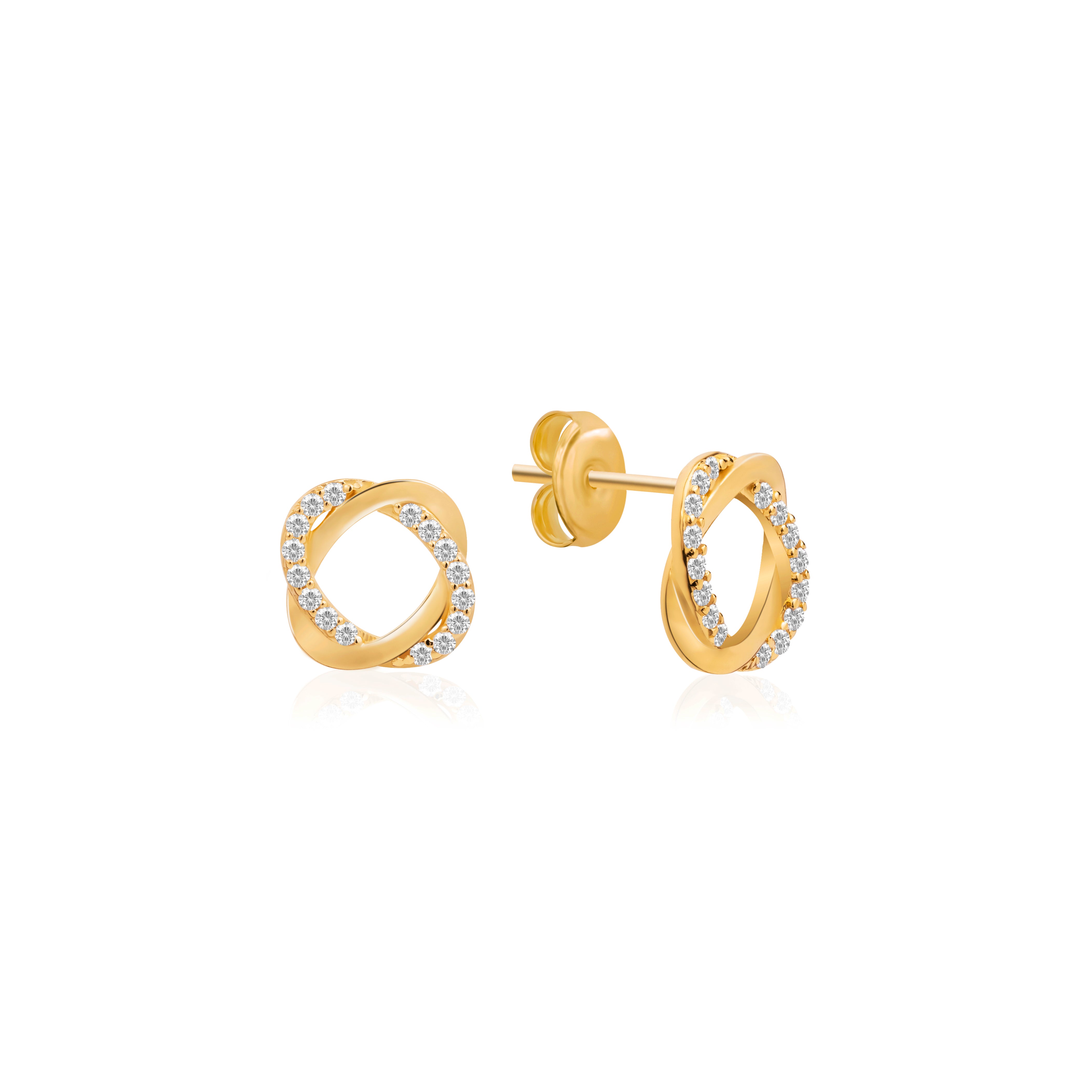 Curvy Spark Studs