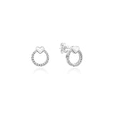 Loveflutter Heart Studs