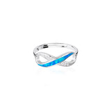 Adjustable Eternal Blue Horizon Ring