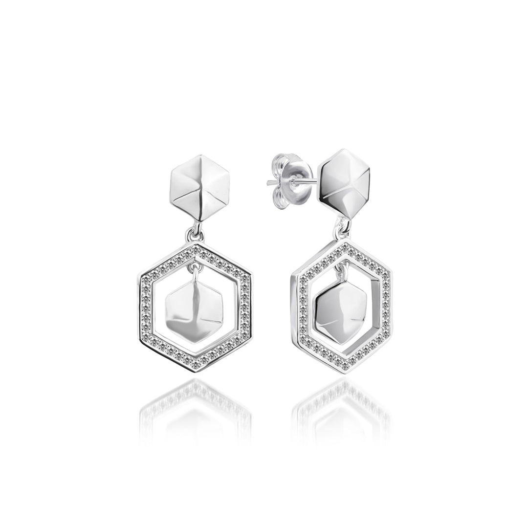 HexaGem Radiance Earrings