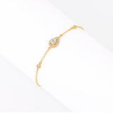 Eternal Glow Teardrop Bracelet