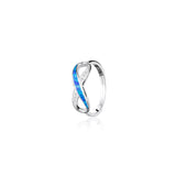 Adjustable Eternal Blue Horizon Ring