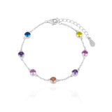Spectrum Gemstone Bracelet