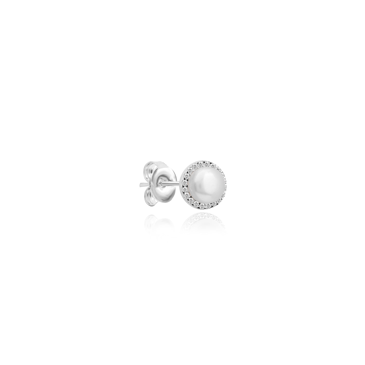Moonlit Pearl Studs