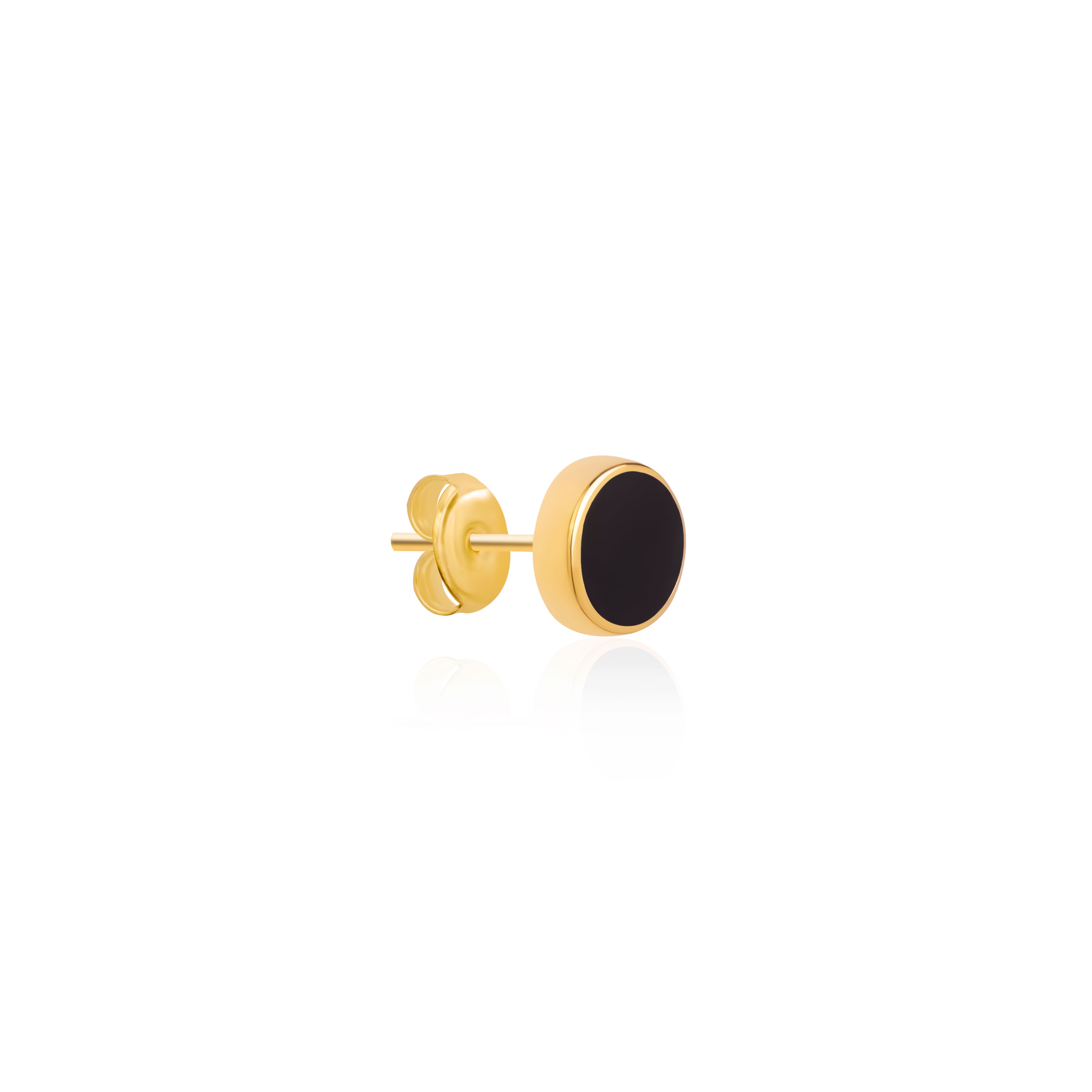 Classic Black Onyx Round Studs