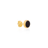 Classic Black Onyx Round Studs