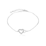 Sweetheart Sparkle Hearts Bracelet