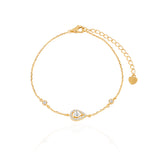 Eternal Glow Teardrop Bracelet