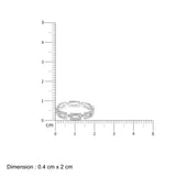 Glimmery Links Ring
