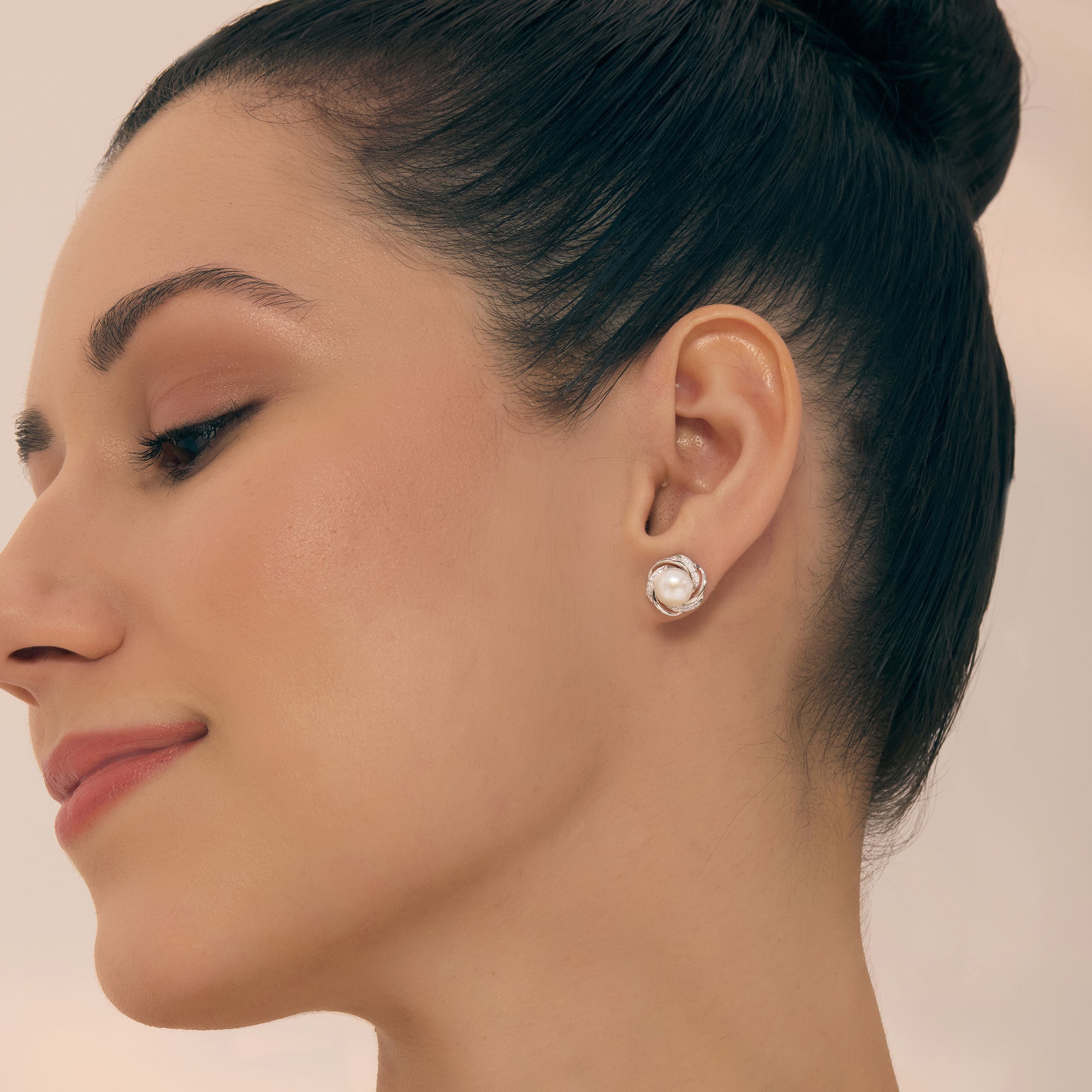 Perfect Bloom Pearl Studs