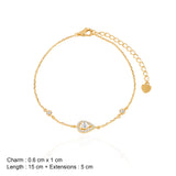 Eternal Glow Teardrop Bracelet