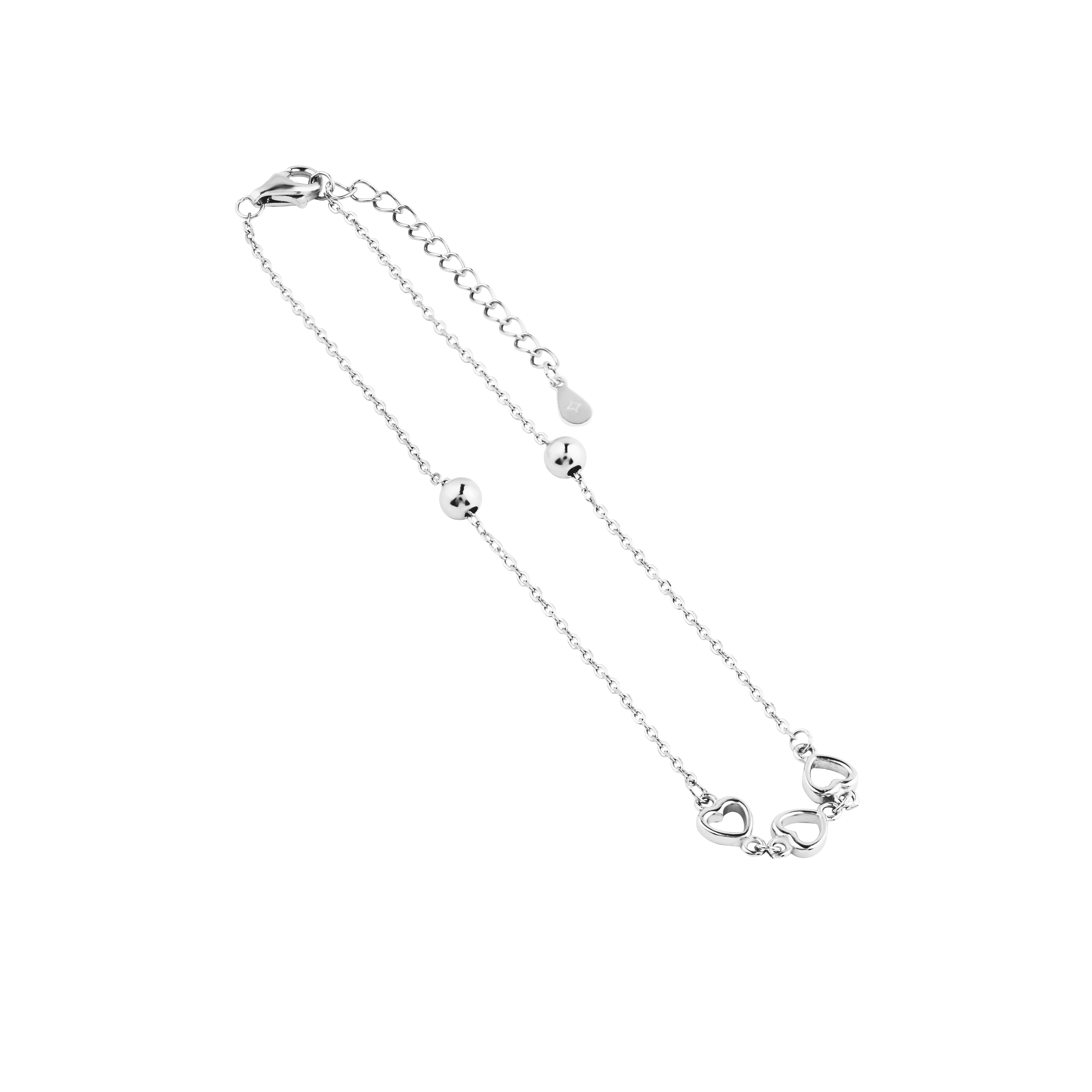 Triple Heart Anklet