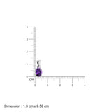 Regal Amethyst CZ Necklace