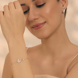 Butterfly Duo Charm Bracelet