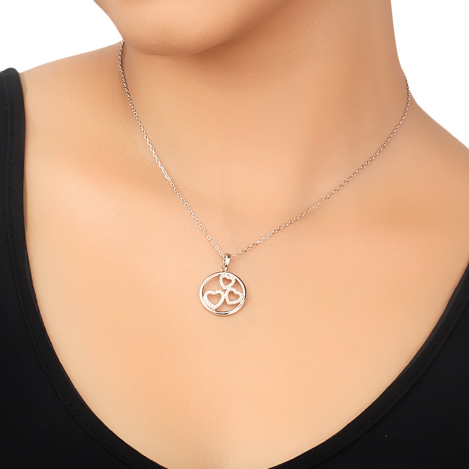 Heartfelt Trio Necklace